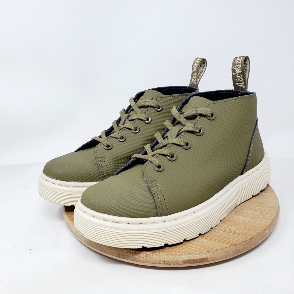 Dr Martens Boots Womens 6 Baynes Green Punk Grunge Platform Chunky Ankle Chukka - Picture 6 of 13